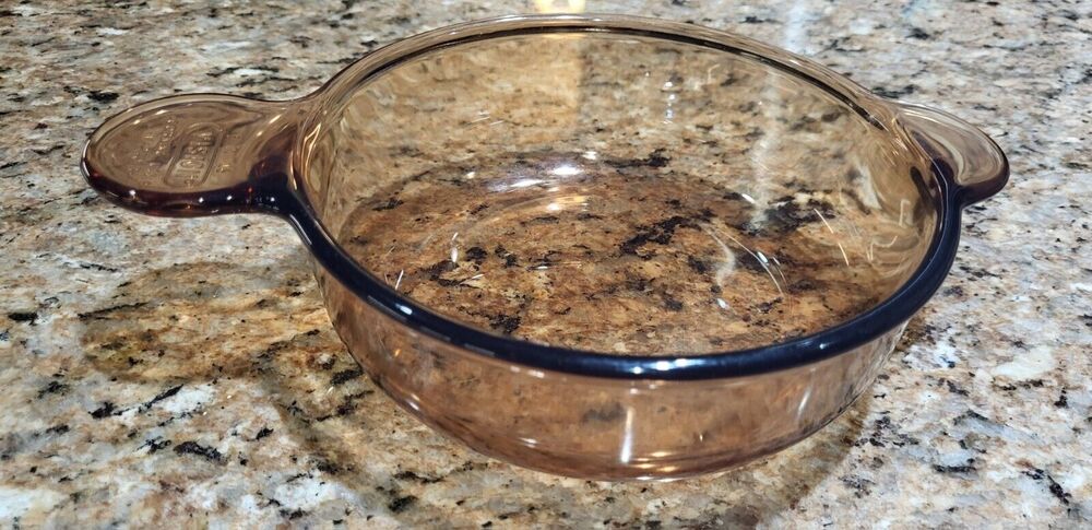Corning Ware Vision/ Cookware/ V-240-B / 24 Oz Amber (No Lid) Grab It Bowl